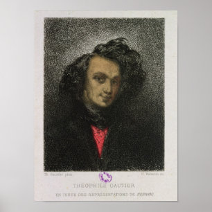 Selbstportrait, für "Hernani" gekleidet Poster