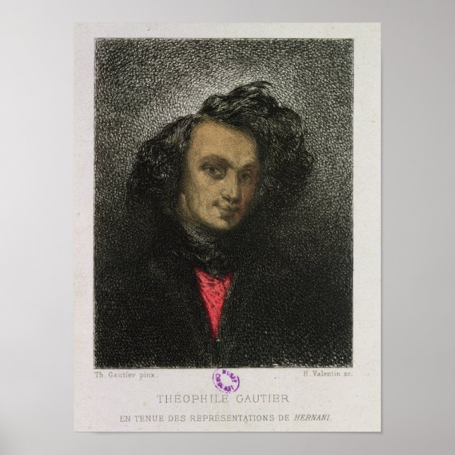 Selbstportrait, für "Hernani" gekleidet Poster (Vorne)