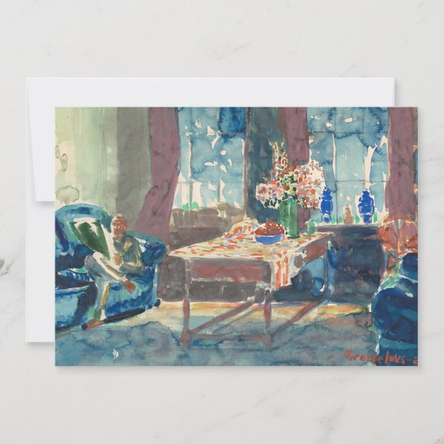 Selbstportrait | George Luks (Vorderseite)