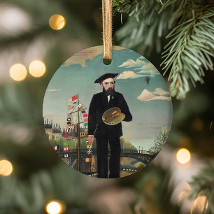 Selbstportrait   Henri Rousseau Keramik Ornament