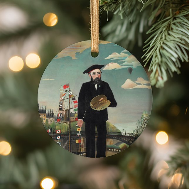 Selbstportrait | Henri Rousseau Keramik Ornament (Von Creator hochgeladen)