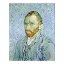 Selbstportrait in Blau von Vincent van Gogh