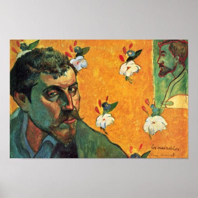 Selbstportrait (in der Rolle von 'Les Miserables'  Poster (Vorne)