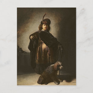 Selbstportrait in orientalischer Kostüme, 1631 Postkarte