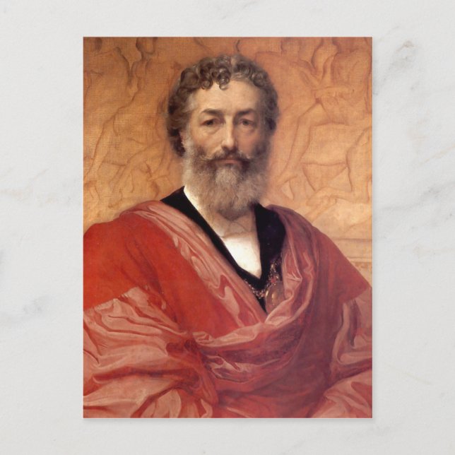 Selbstportrait - Lord Frederick Leighton Postkarte (Vorderseite)