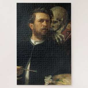 Selbstportrait mit dem Tod als Geiger (von Böcklin Puzzle