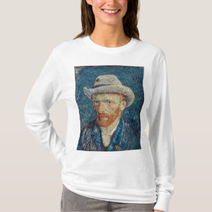 Selbstportrait mit grauem Filzhut von Vincent van T-Shirt