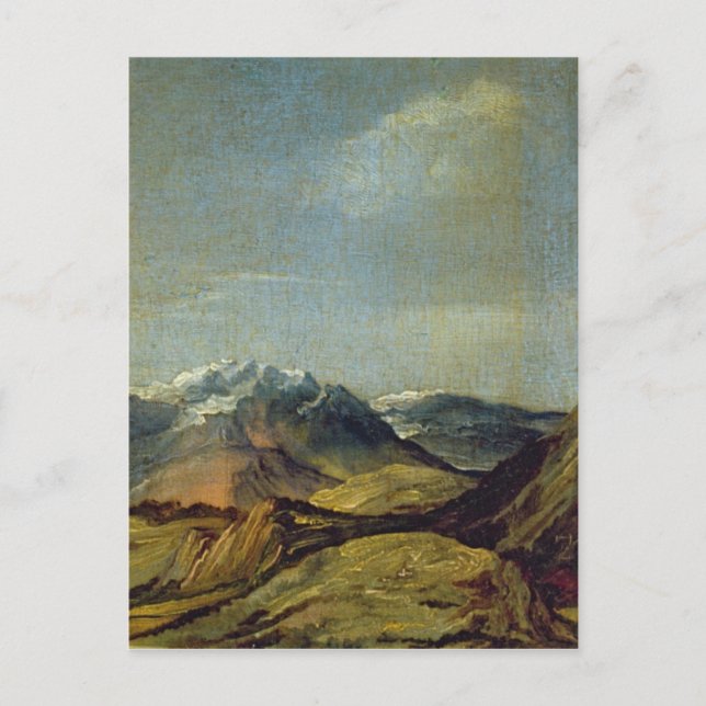 Selbstportrait mit Handschuhen, 1498 Postkarte (Vorderseite)