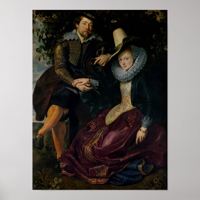 Selbstportrait mit Isabella Brandt Poster (Vorne)