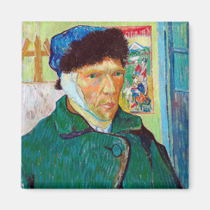 Selbstportrait mit verbanntem Ohr, Van Gogh Magnet