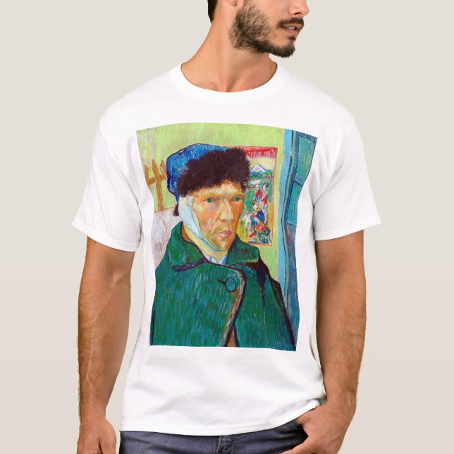 Selbstportrait mit verbanntem Ohr, Van Gogh T-Shirt (Vorderseite)
