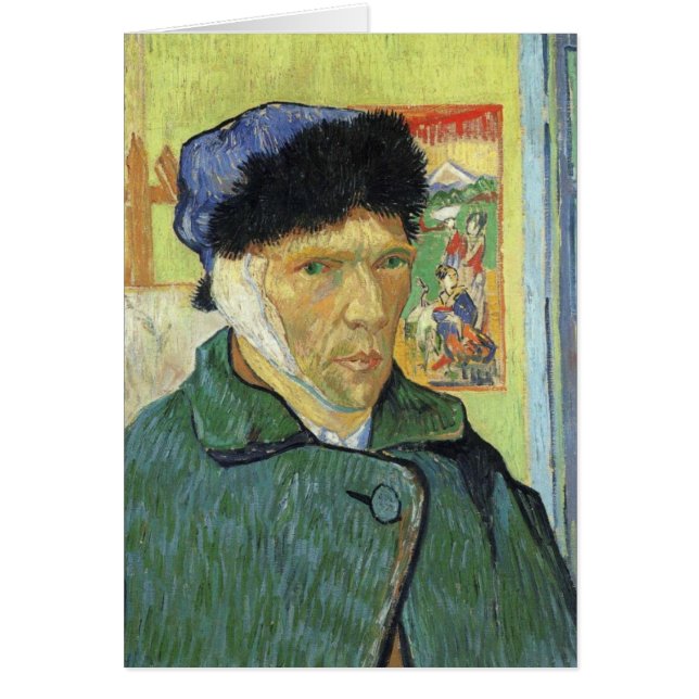 Selbstportrait mit verbanntem Ohr von Van Gogh (Vorne)