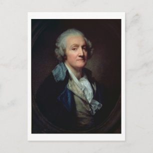 Selbstportrait (Öl auf Leinwand) 2 Postkarte