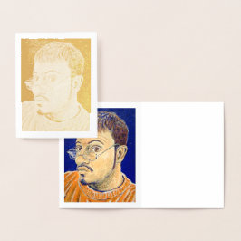 SELBSTPORTRAIT: ORANGE, WEISS, BLAU 2005 FOLIENKARTE