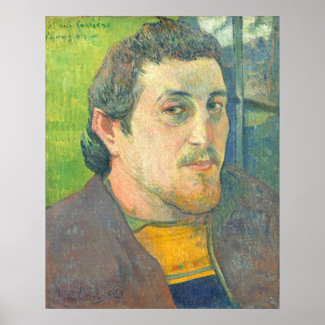 Selbstportrait - Paul Gauguin Fine Art Poster (Vorne)