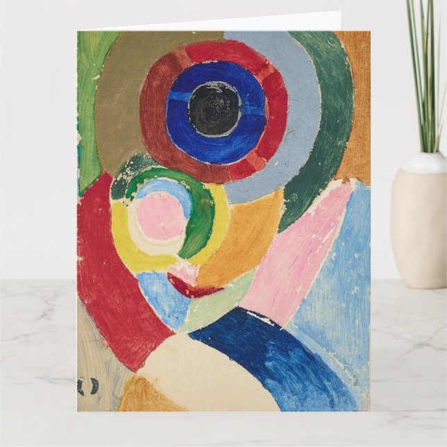 Selbstportrait | Sonia Delaunay-Terk | Karte (Vorderseite)