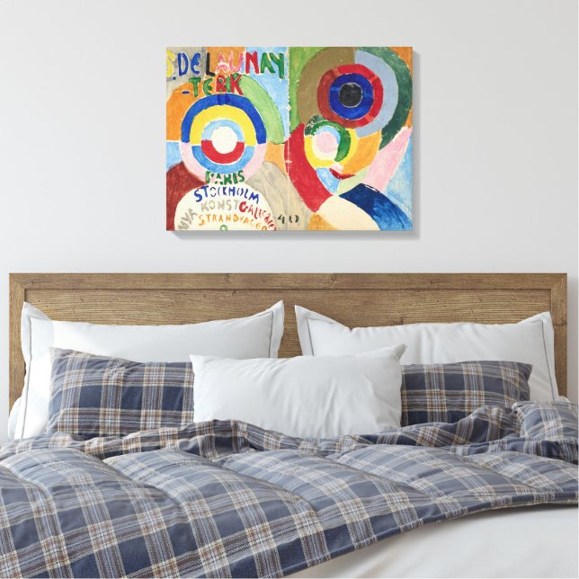 Selbstportrait | Sonia Delaunay-Terk | Leinwanddruck (Insitu (Schlafzimmer))