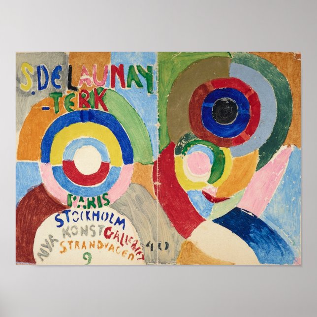 Selbstportrait | Sonia Delaunay-Terk | Poster (Vorne)