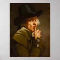 Selbstportrait, The Silence, 1790 von Joseph Ducre