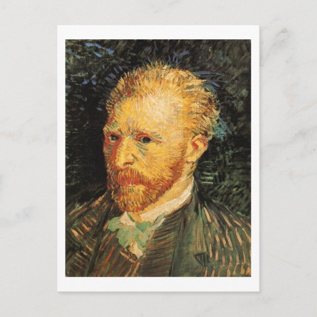 Selbstportrait, Vincent van Gogh Fine Art Postkarte (Vorderseite)