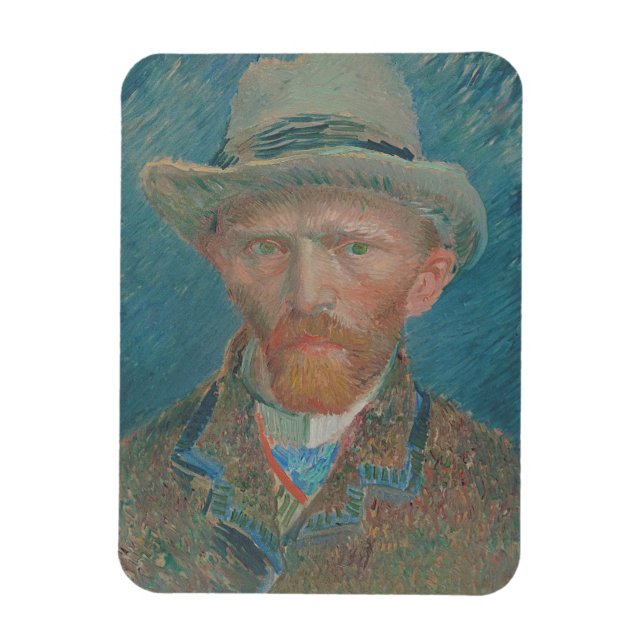 Selbstportrait, Vincent van Gogh Magnet (Vertikal)