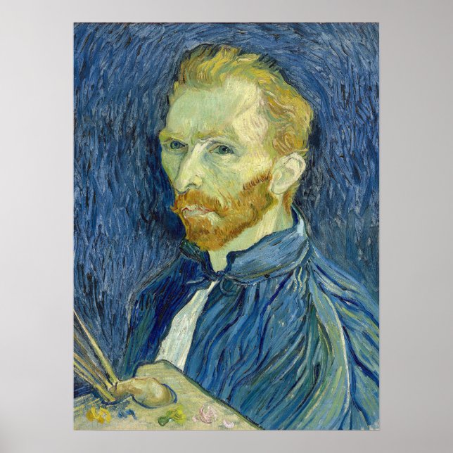 Selbstportrait | Vincent van Gogh Poster (Vorne)