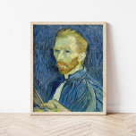 Selbstportrait | Vincent Van Gogh Poster<br><div class="desc">Selbstportrait (1889) | Original-Kunstwerk des niederländischen Post-Impressionisten Vincent Van Gogh. Van Gogh benutzte sich oft als Vorbild für die Praxis der Figurenmalerei. Es ist klar, dass er die Technik des Pointillismus studiert hatte, aber seine Pinselstriche sind nicht systematisch und er hat die Spuren auf seine eigene einzigartige Weise angewendet. Verwenden...</div>