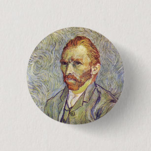 Selbstportrait Vincent Willem van Gogh Button