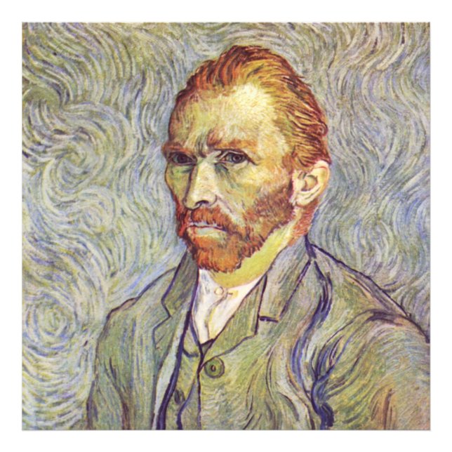 Selbstportrait Vincent Willem van Gogh Fotodruck (Vorne)
