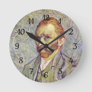 Selbstportrait Vincent Willem van Gogh Runde Wanduhr