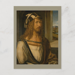 Selbstportrait von Albrecht Durer Postkarte