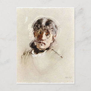 Selbstportrait von Berthe Morisot Postkarte