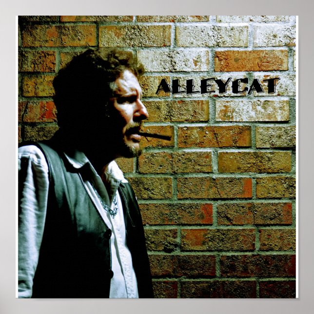 Selbstportrait von Bruce AlleyCat Poster (Vorne)