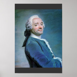 Selbstportrait von La Tour Maurice Quentin de (Bes Poster