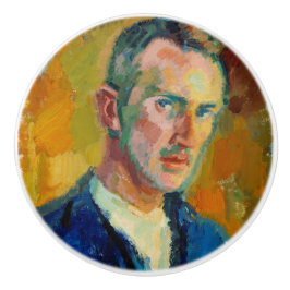 Selbstportrait (von Magnus Enckell) Keramikknauf