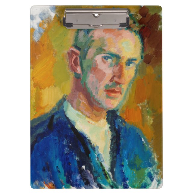 Selbstportrait (von Magnus Enckell) Klemmbrett (Vorderseite)