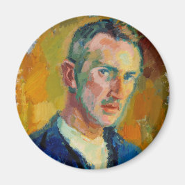 Selbstportrait (von Magnus Enckell) Magnet
