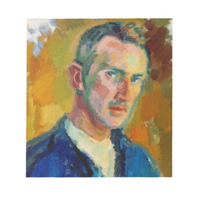 Selbstportrait (von Magnus Enckell) Notizblock (Vorderseite)