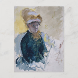 Selbstportrait von Mary Cassatt Postkarte