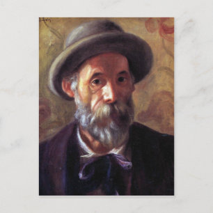 Selbstportrait von Pierre Renoir Postkarte