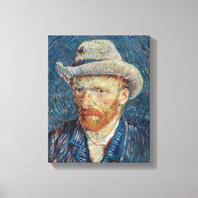 Selbstportrait von Van Gogh Leinwanddruck (Vorderseite)
