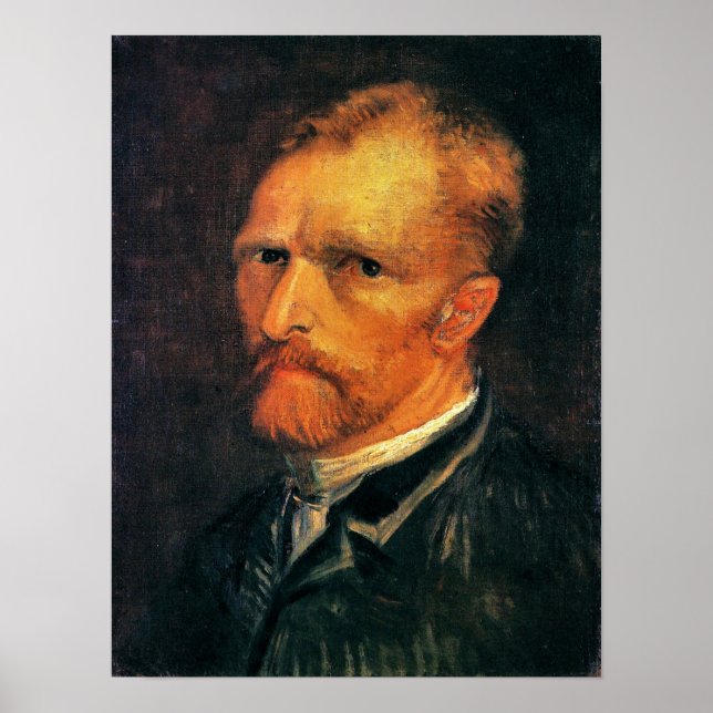Selbstportrait von Vincent van Gogh 1886 Poster (Vorne)