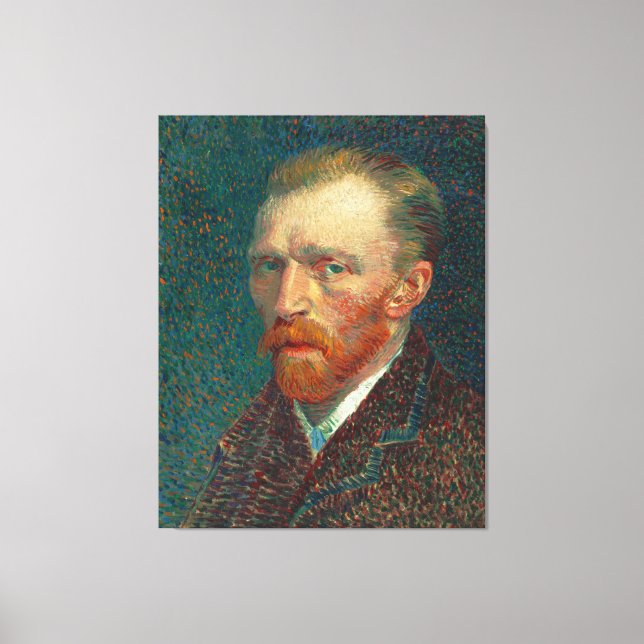 Selbstportrait von Vincent Van Gogh (1887) Leinwanddruck (Vorderseite)