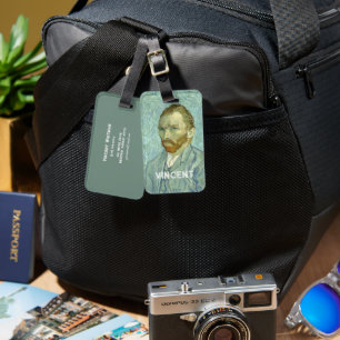 Selbstportrait von Vincent Van Gogh Gepäckanhänger