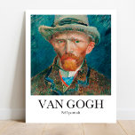 Selbstportrait von Vincent Van Gogh Poster<br><div class="desc">Selbstportrait (1887) von Vincent Van Gogh</div>