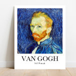 Selbstportrait von Vincent Van Gogh Poster<br><div class="desc">Selbstportrait (1889) von Vincent Van Gogh</div>