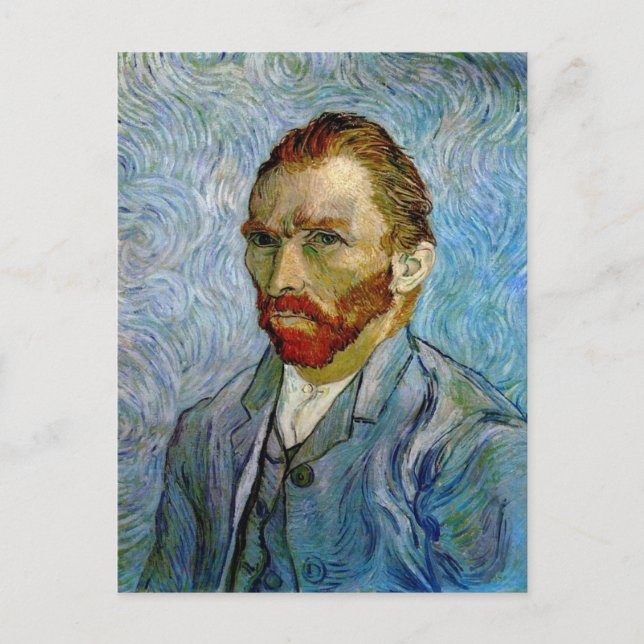 Selbstportrait von Vincent Van Gogh Postkarte (Vorderseite)