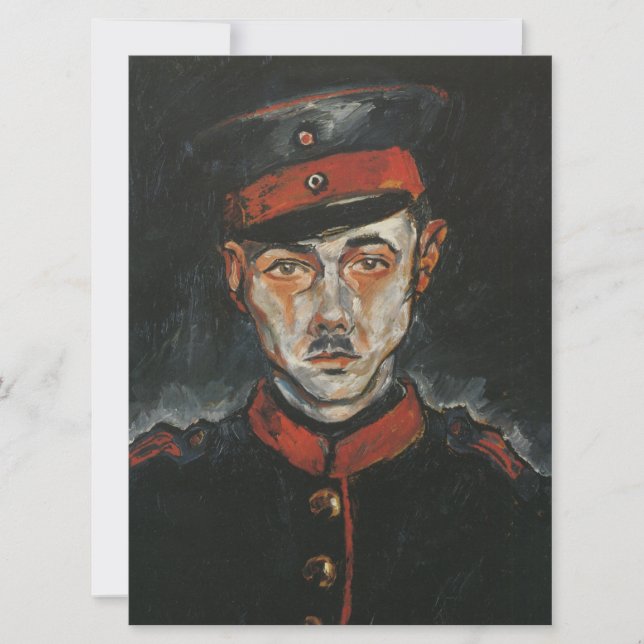 Selbstportrait (von Walter Gramatté) Karte (Vorderseite)