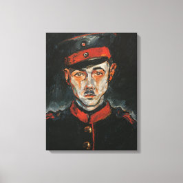 Selbstportrait (von Walter Gramatté) Leinwanddruck