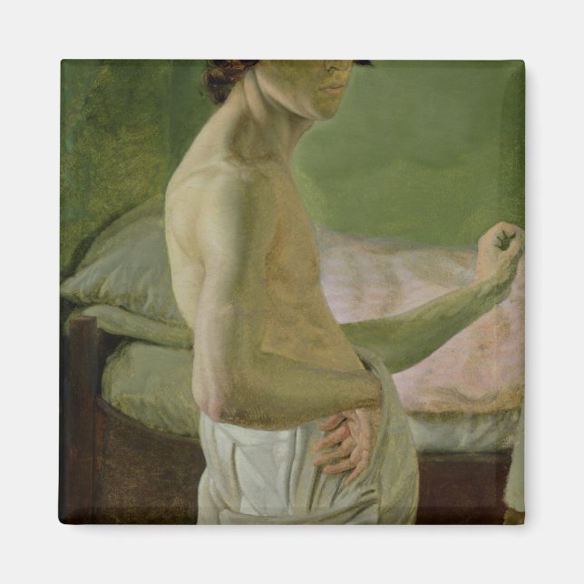 Selbstportrait vor dem Easel, c.1828 Magnet (Vorne)